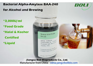 Bakterielles Alphaamylasee-BLÖKEN - 240, 3000 U/ml Alphaamylase-Enzym-Brauen