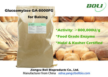 Glukoamylase-Enzym GA-8000FG für Bäckerei, hellgelbe Pulver-Brot-Enzyme