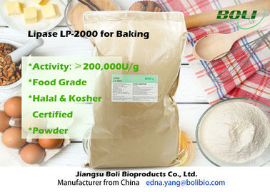 Nahrungsmittelgrad-Pulver-Lipase-Enzym LP-2000 hoch leistungsfähig für Bäckerei 200000 U/g