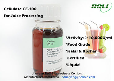 10000 U/ml flüssige Saft-/Zellulase-Enzym-Nahrungsmittelgrad-Vorgesetzt-Stabilität