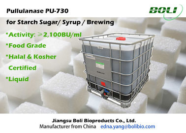 Hohe ConcentrationFood-Grad-Pullulanase-Enzym PU - 730 für Stärke-Zucker-2100 BU/ml