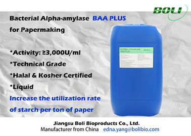 Technischer Grad-bakterielle Alphaamylase-Enzyme in der Papierindustrie mit HALAL Certificaate