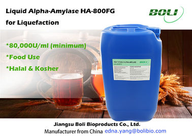 Hitzebeständiges Alphaamylase-Enzym 80000 U/ml für das Nahrungsmittelgebrauchs-Alkohol und Brauen