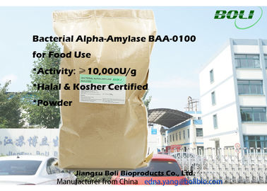 Hellbraunes Pulver-bakterielle Alphaamylase BAA-0100 mit Halal und reinem Ceritificate von China