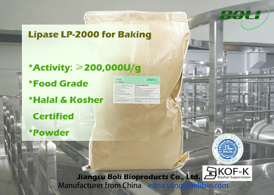 200000u/G pulverisieren hohes leistungsfähiges Enzym der Lipase-Lp-2000 für Bäckerei-Nahrungsmittelgebrauch