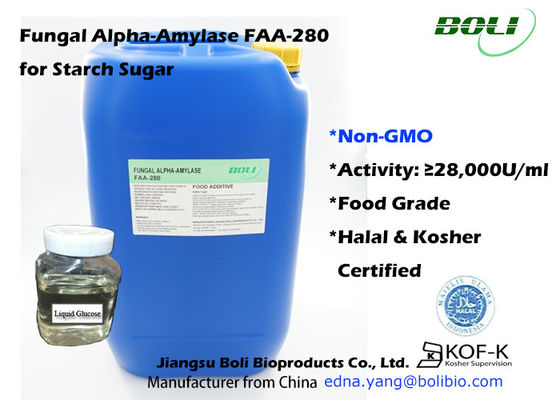 Nicht GVO-Nahrungsmittelenzym-pilzartige Alpha Amylase For Starch Sugar-Industrie
