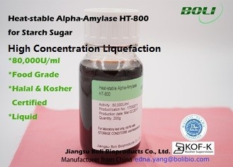 HT-800 80000 U/Ml Alpha Amylase Enzyme Heat Stable hohe Konzentrations-Verflüssigung