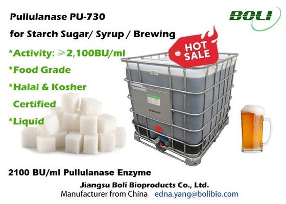 Enzym des Pullulanase-PU-730 für Stärke Sugar Syrup Brewing 2100 BU/Ml