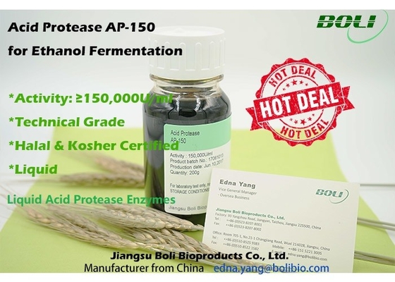 Saure Protease-Enzyme für Äthanol AP - 150 für Gärung 150000 U/Ml