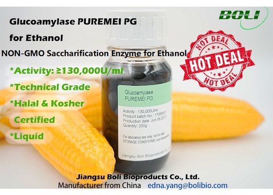 Glukoamylase 	Enzyme für technischen Grad Äthanol Puremeipg 130000u/Ml