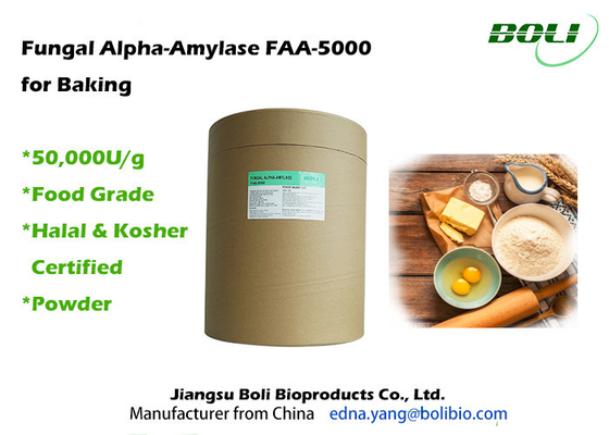 Pilzartiges Pulver Alpha Amylase Baking Enzymess FAA-5000 50000U/G