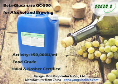 Nahrungsmittel-Grad Beta-Glucanase-Enzym-gelbes Brown-Flüssigkeit 50000 U/ml für Alkohol und das Brauen