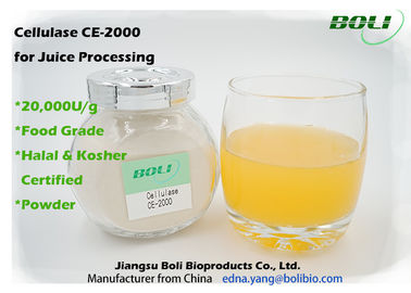Sandy-Beige-Pulver-Zellulose-Zellulase, industrielle Mikrobenzellulose 20000 U/g