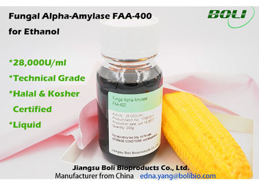 28000 U/ml pilzartige Alphaamylase FAA - 400, biologische Enzyme für Produktions-Äthanol