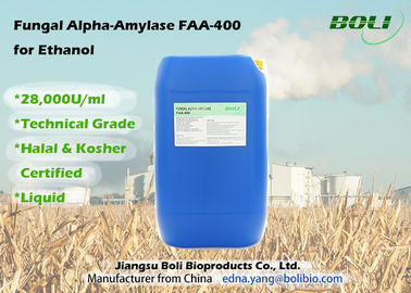 Flüssige pilzartige Alphaamylase FAA - 400, kommerzielles hohes Tätigkeits-Alkohol-Enzym