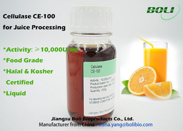 Nahrungsmittelgrad-hoher Reinheitsgrad-Zellulase-Enzym CER - 100 30 zu 70°C für Saft Productionaq