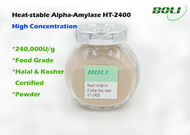 Hohe Konzentrations-Pulver-Alphaamylase-Enzym 240000 U/g-Nahrungsmittelgrad mit niedrigem pH-Wert