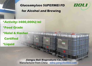 Nahrungsmittelgrad-flüssiges Glukoamylase-Enzym 400000 U/ml für Alkohol und das Brauen