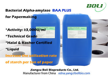 Technischer Grad-bakterielle Alphaamylase-Enzyme in der Papierindustrie mit HALAL Certificaate