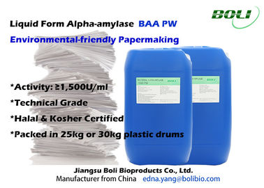 Bakterielle Alphaamylase PW in der flüssigen Form-Abwehr gekostet für Papierherstellung