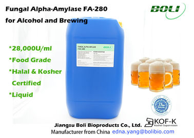 Flüssige pilzartige Alphaamylase FA-280, stabiles Tätigkeits-Alphaamylase-Enzym-Brauen nicht- GMO