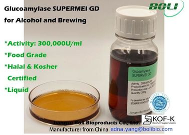 Flüssigkeit 300000 U/ml Glukoamylase-Enzym-hohe Enzymaktivitäts-für Alkohol und das Brauen