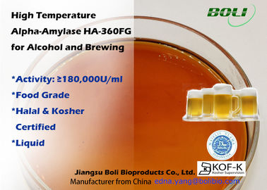 Hohe Temperatur 180000U/ml Alphaamylase-Enzym-