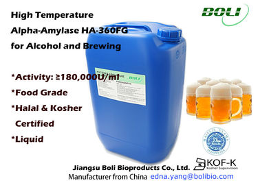 Hohe Temperatur der Alkohol-und Brauenenzym-Alphaamylase-HA-360FG und mit niedrigem pH-Wert mit Halal und reinem Zertifikat