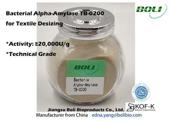 Entschlichtungs-Gewebe 20000 U/G-Alphaamylase-Enzym in der Pulver-Form