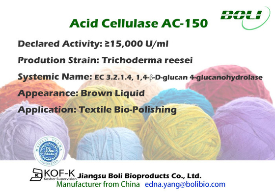 Flüssiges Zellulase-Enzym-Textilbiopolnisch pH 4,5