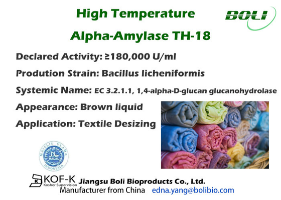 Amylase-Enzym-hohe Konzentration der Textilentschlichtungs-hohen Temperatur