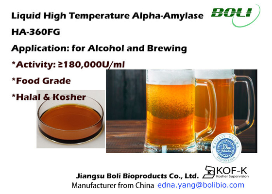 HA-360FG Alpha Amylase Enzyme Liquefaction Enzyme in der Alkohol-Brauindustrie