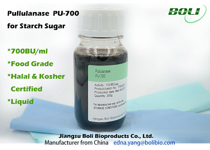 700 BU/ml Nahrungsmittelgrad-Pullulanase-Enzym-hellbraune flüssige hohe Konzentrations-