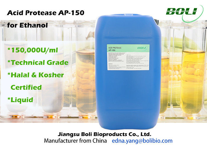 Hohe leistungsfähige saure Protease AP - 150, industrielle Äthanol-Enzym-Stall-Tätigkeit