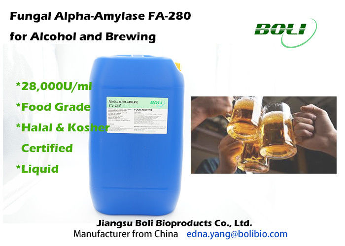 28000 U/der Brauenenzym-pilzartigen ml Alphaamylase nicht- GMO für Alkohol/Brauen