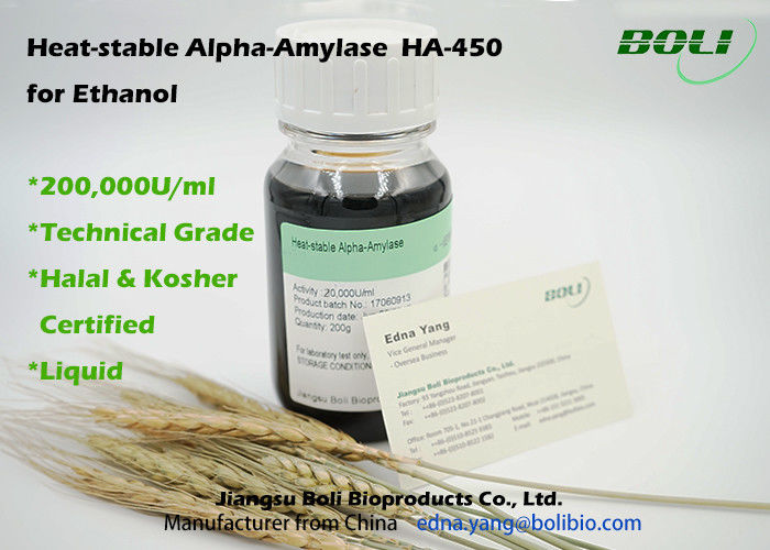 Hohe Konzentrations-Äthanol-Verflüssigungs-Enzym, 200000 U/ml-Alphaamylase-technischer Grad